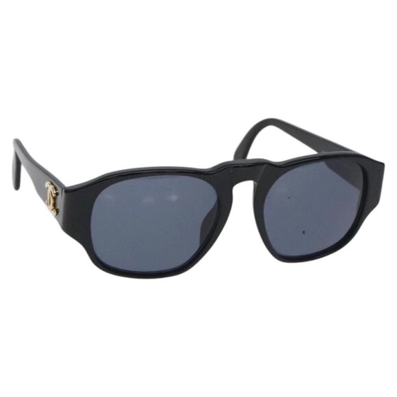 CHANEL Sunglasses plastic Black CC Auth SW917 - Picture 1 of 11